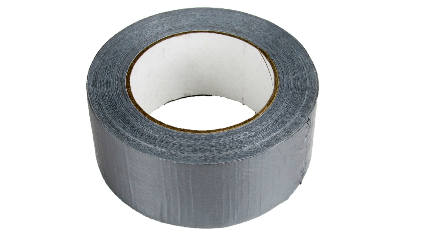 ein Rolle graues Gewebeband