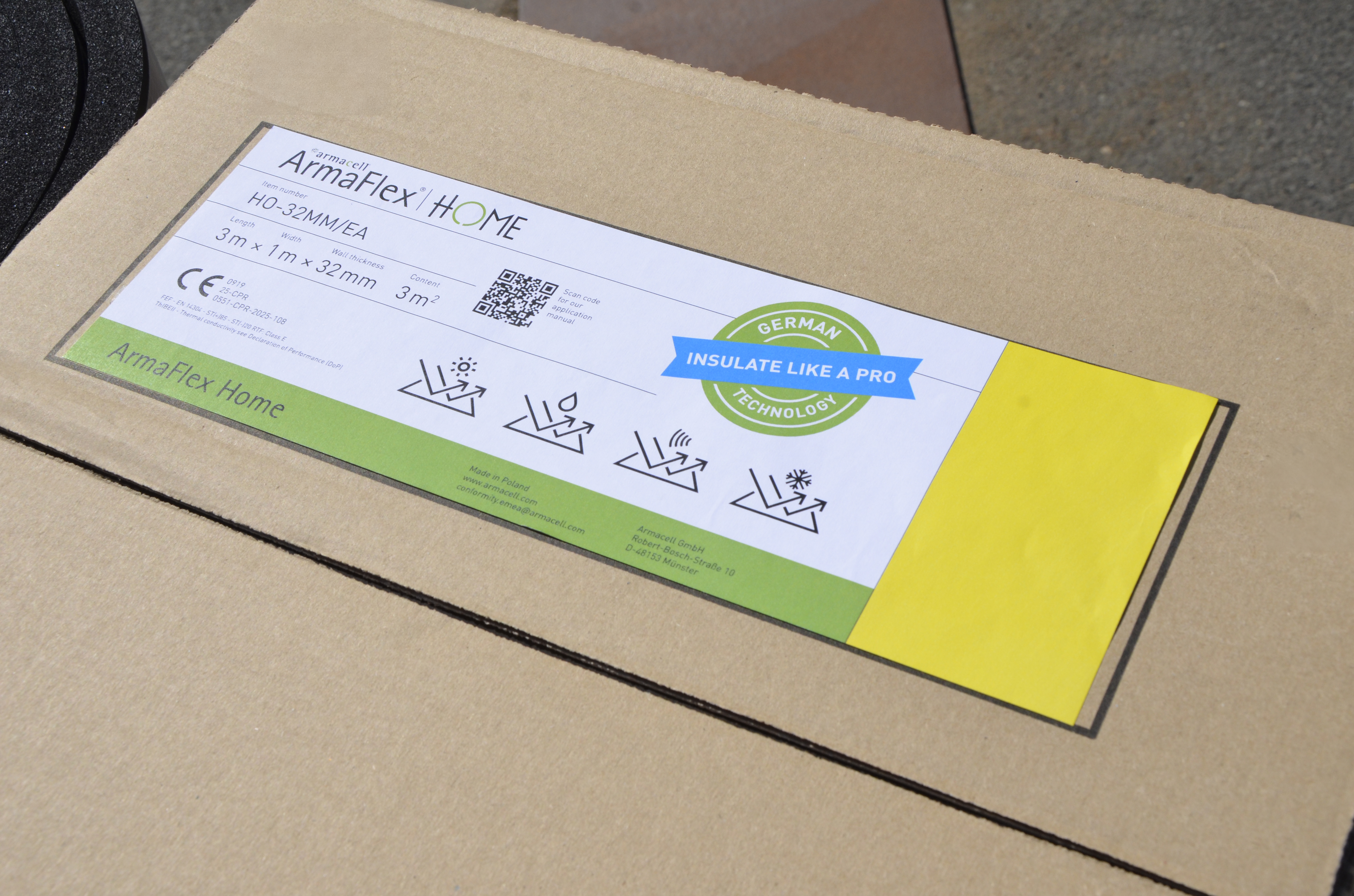 Armaflex Home Label für Karton