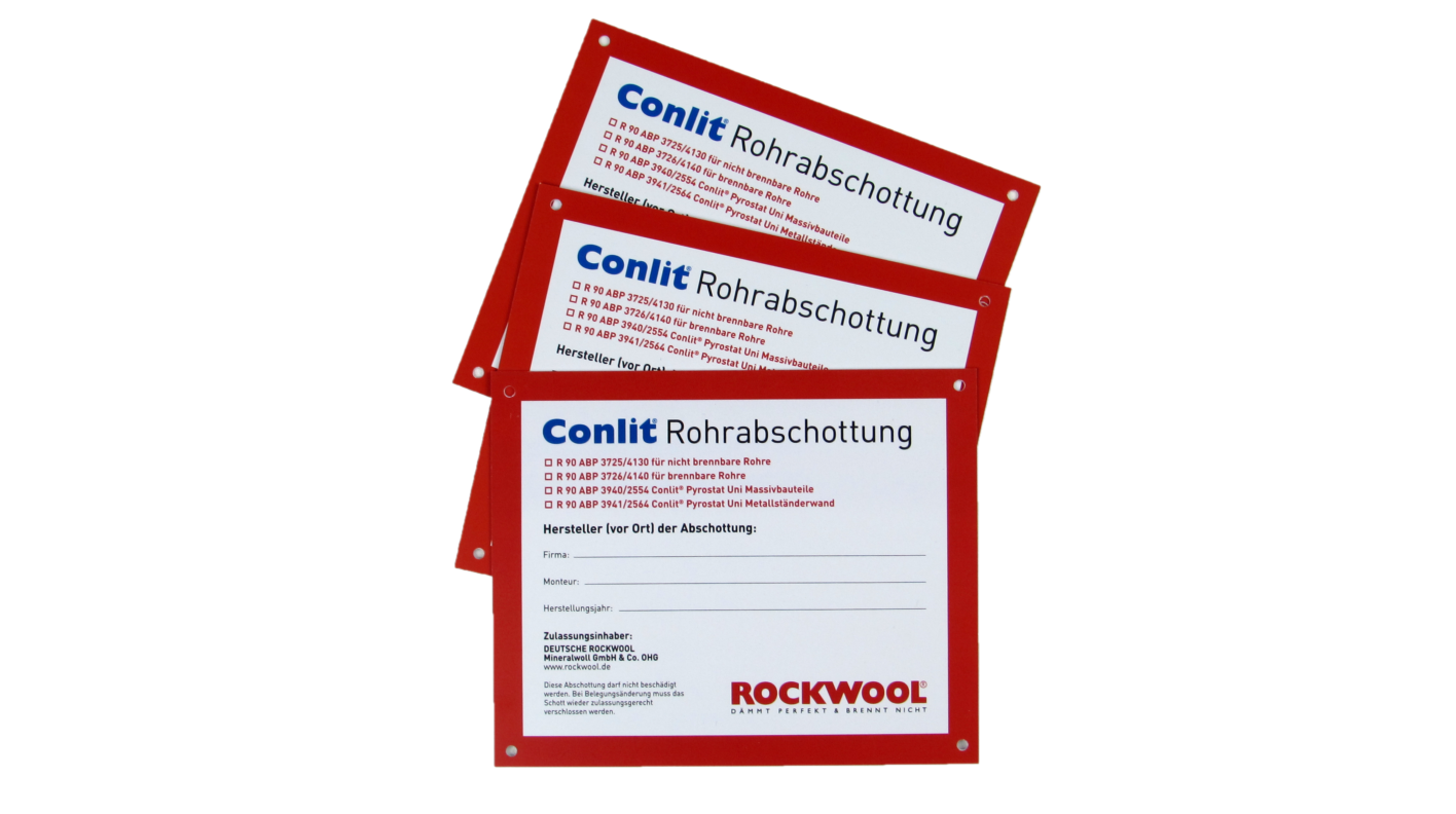 Kennzeichnungsschild Conlit R-90